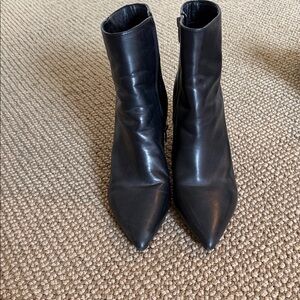 Marc Fisher Sleek Black Ankle Booties